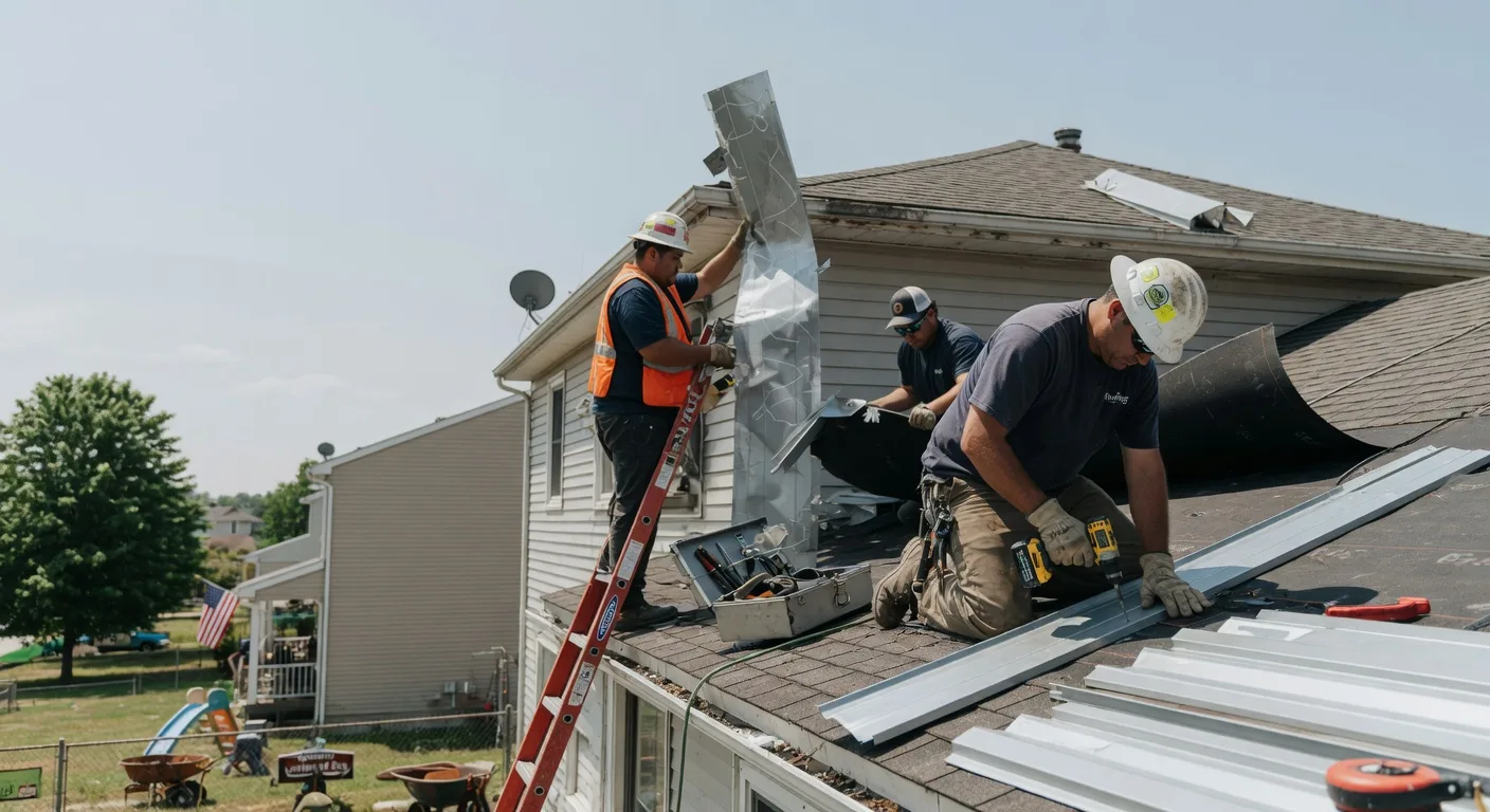 Storm Damage Metal Roof Repair in White Mountain Lake, AZ